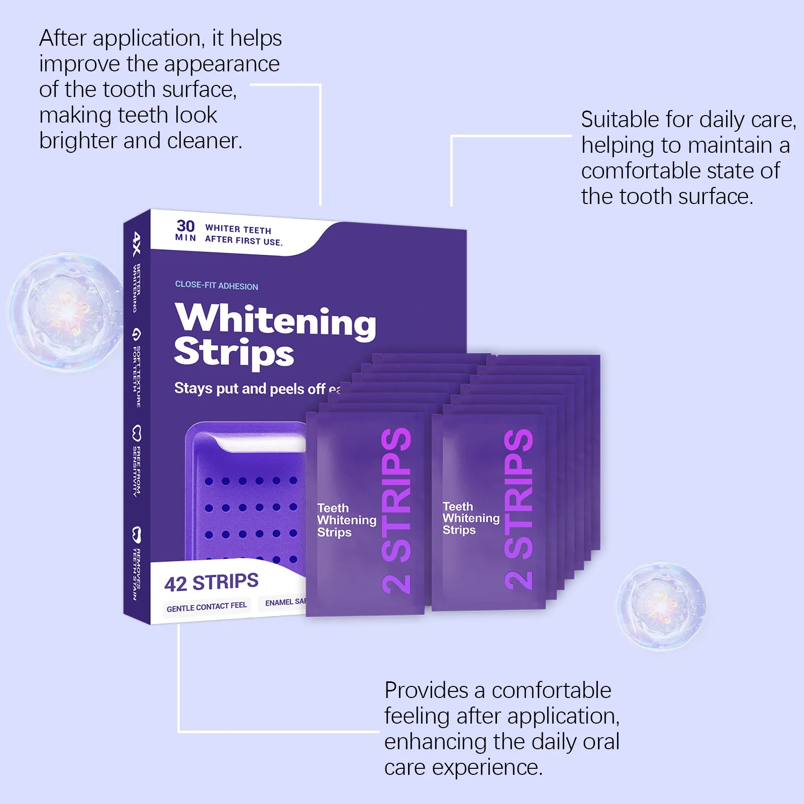 Radiant Purple Whitening Smile Strips