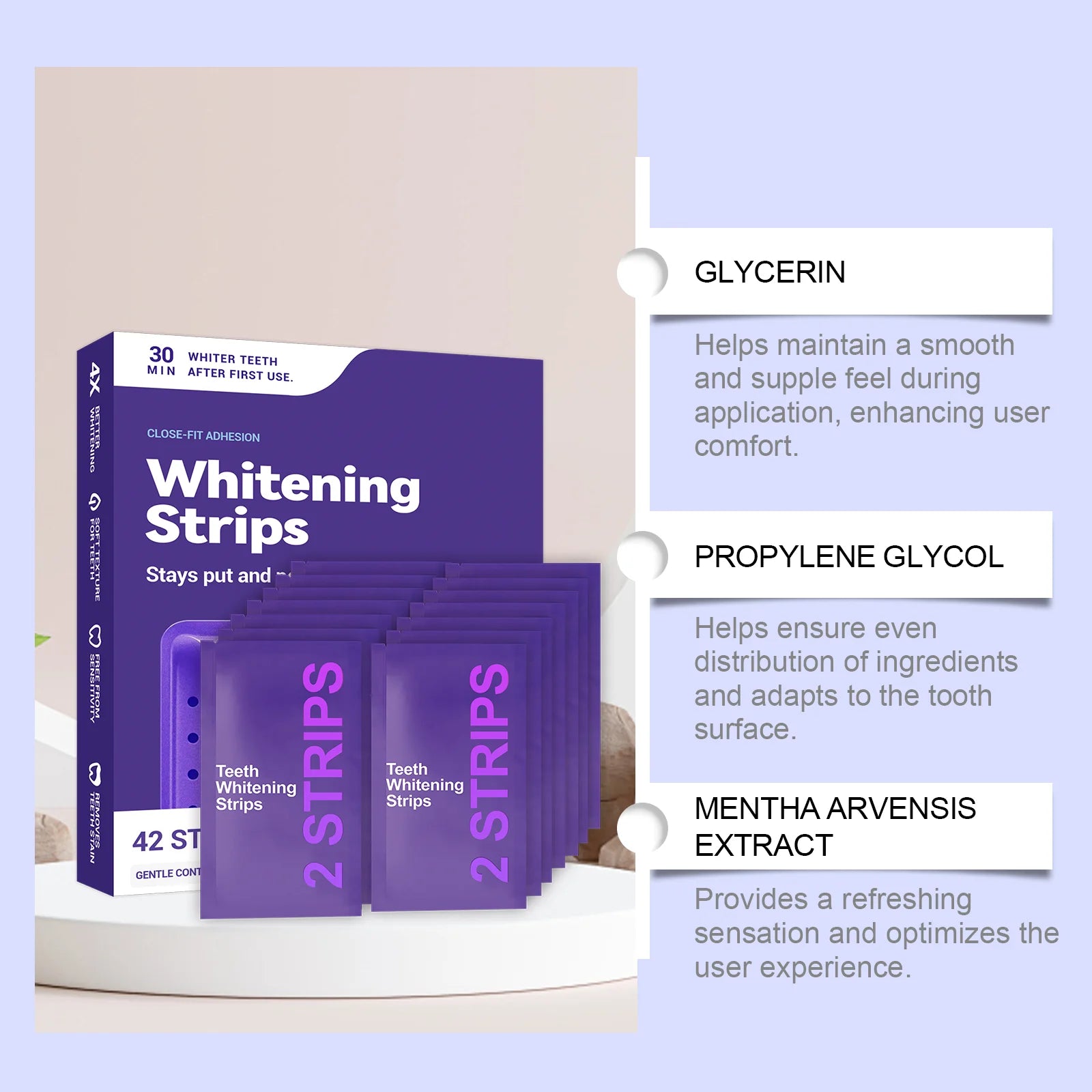 Radiant Purple Whitening Smile Strips